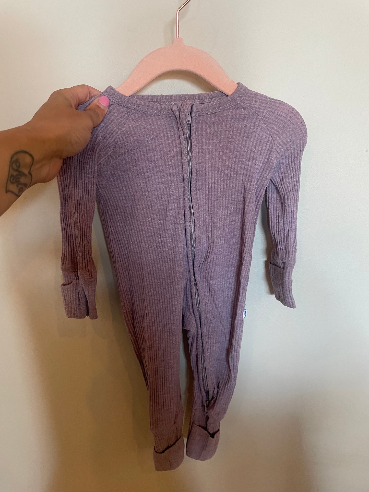 KB - Consignment - Little Sleepies Purple Sleeper - 0-3M