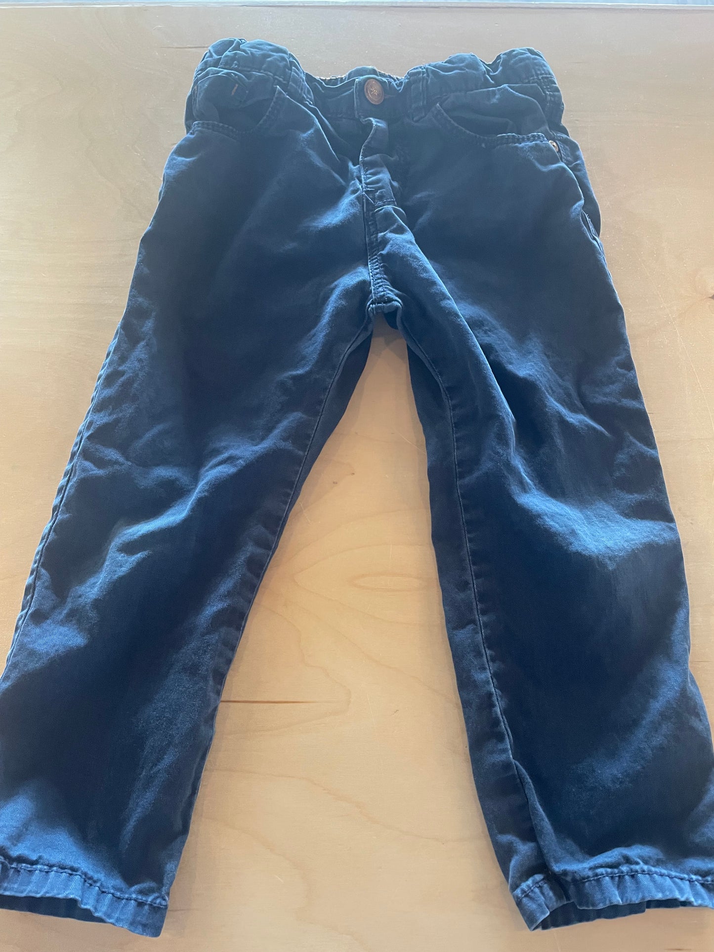 CM - Consignment - Zara BabyBoy Blue Pant - 2/3T