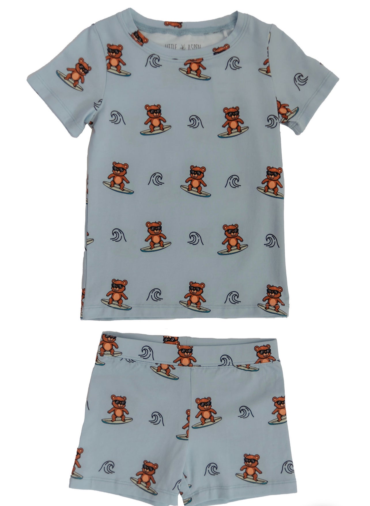 Little Aspen Baby - Salty Bear Shorts Set