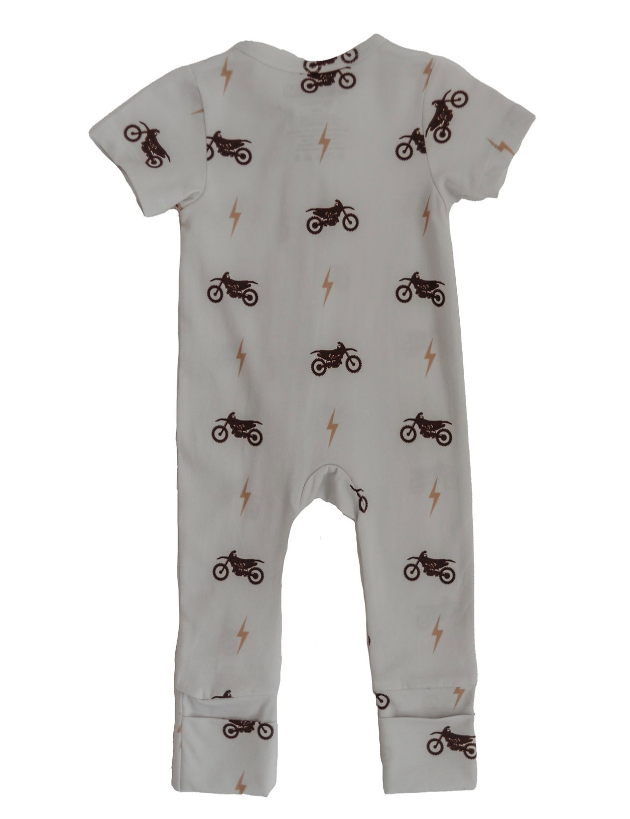 Little Aspen Baby - Full Throttle Short Sleeve Romper