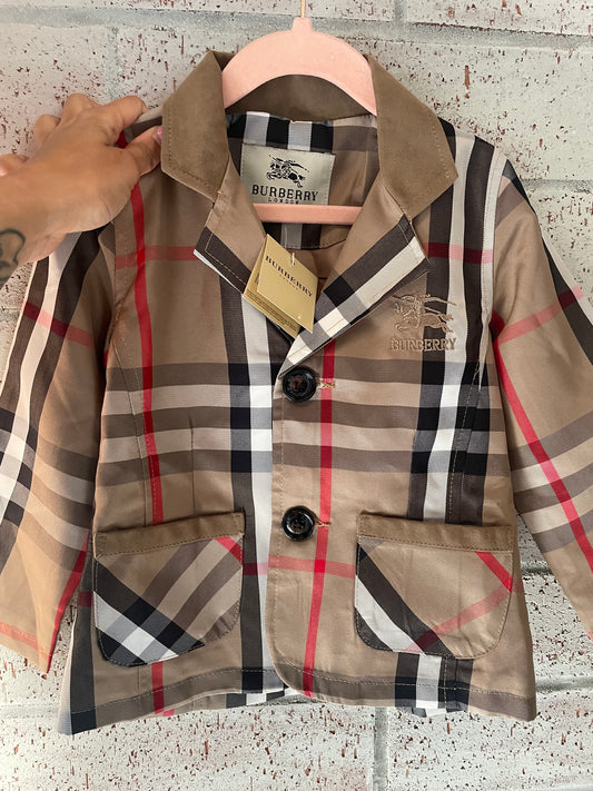 BM - Consignment - NWT Burberry Plaid Jacket - SM