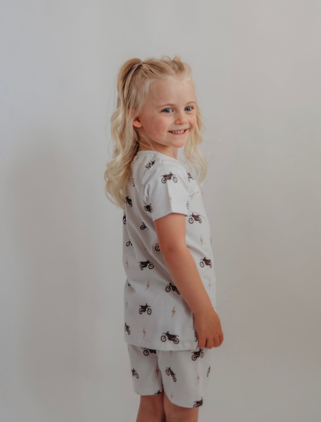 Little Aspen Baby - Full Throttle Shorts Set