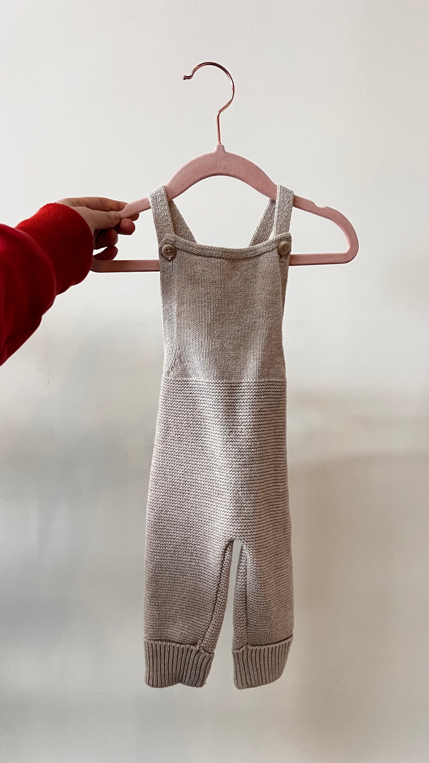 KD - Consignment - Jamie Kay - Knit Overalls - 0-3M