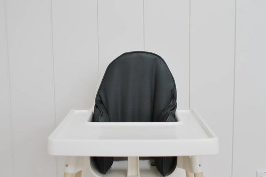 Hallington - Ikea Antilop Highchair Cushion Cover - Dark Grey