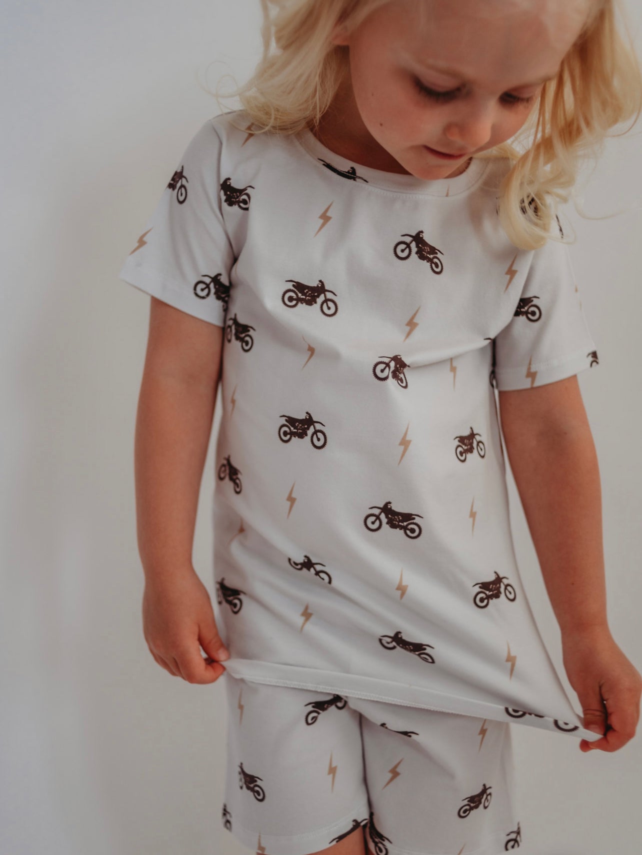 Little Aspen Baby - Full Throttle Shorts Set