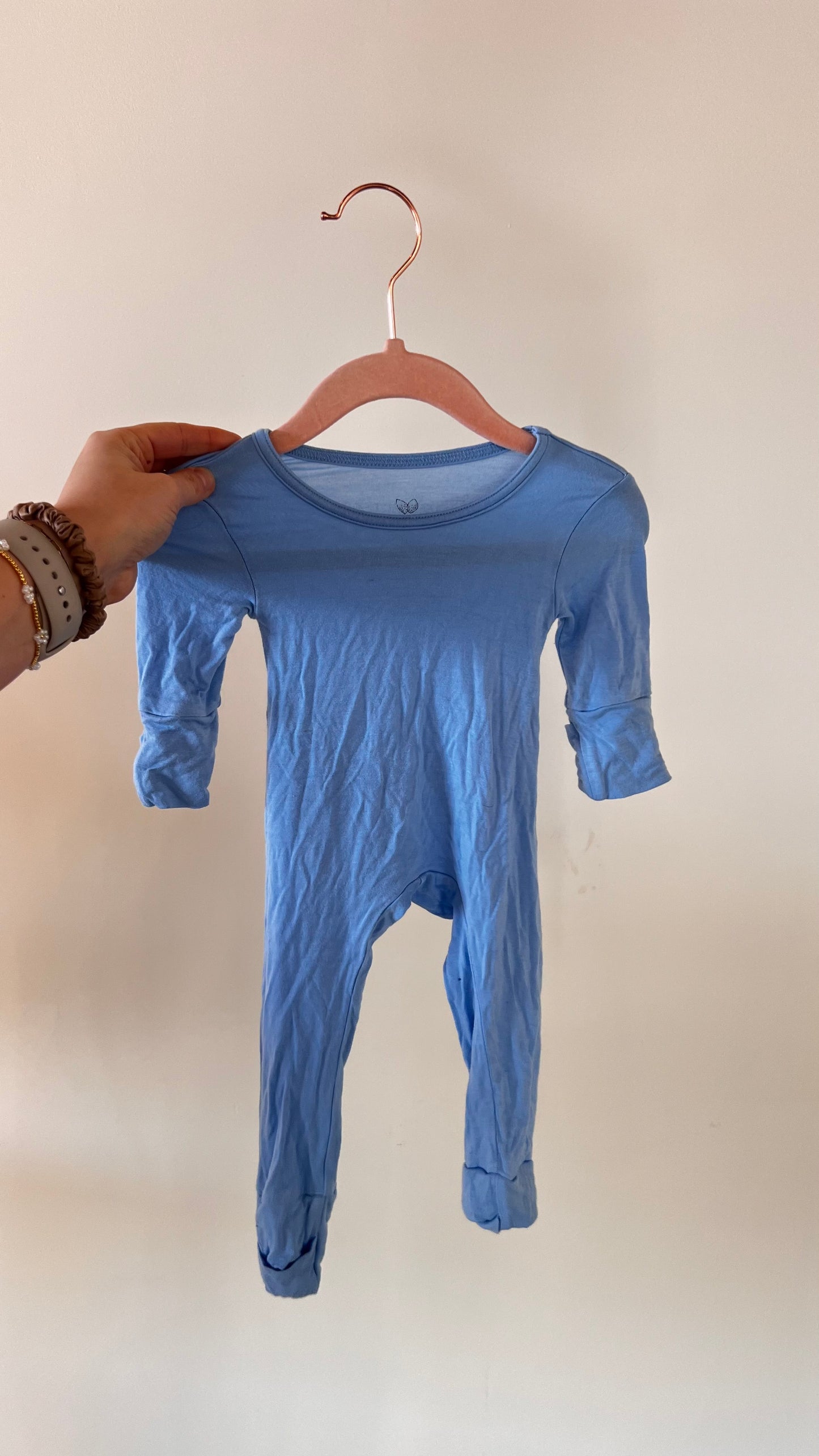JE - Consignment - The Simple Seed Blue Romper - Newborn