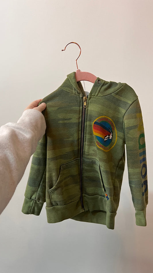 Trendy & Chic - Aviator Nation - Camo Sweater - 4T