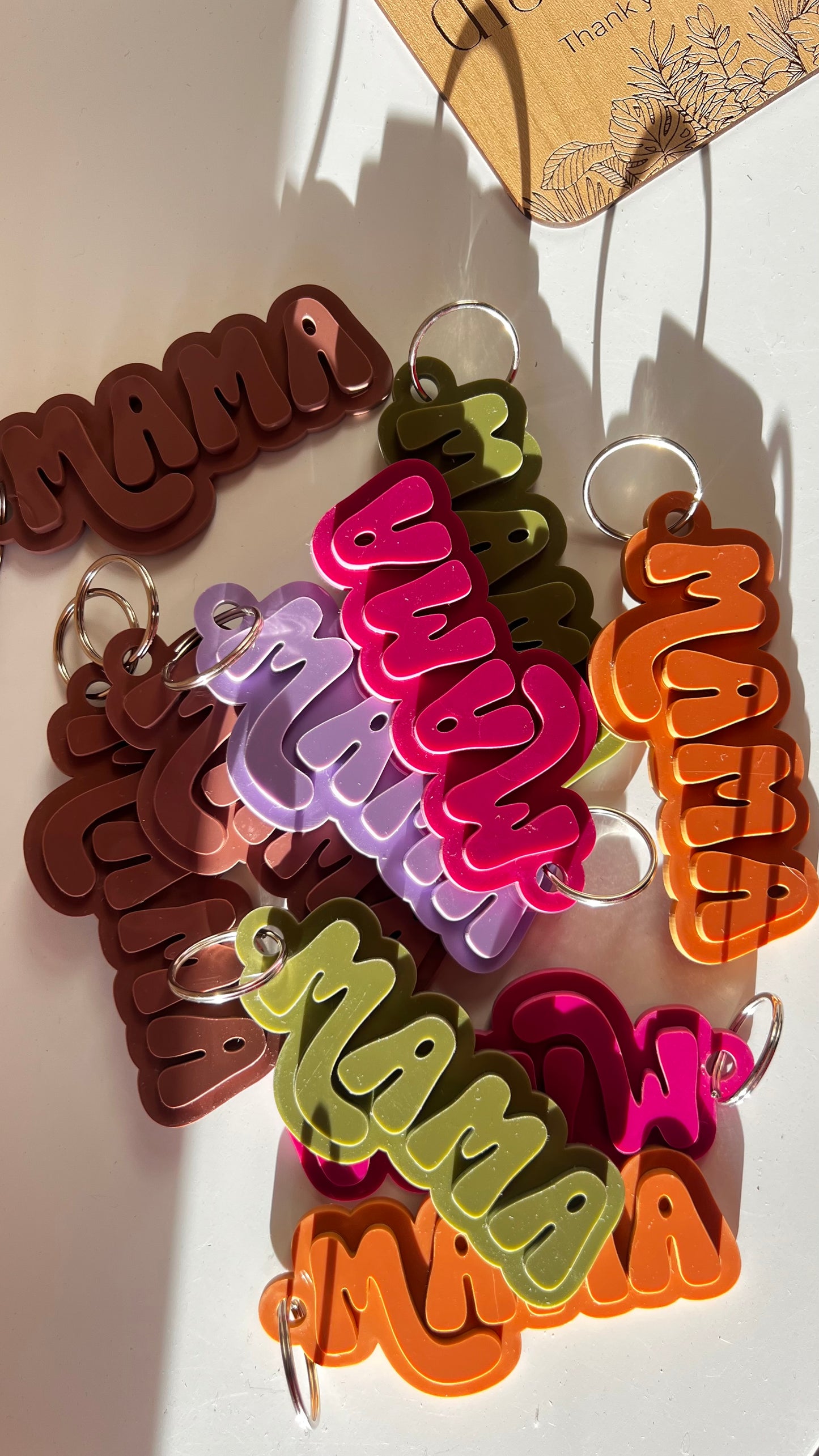 Sawdust & Stain - Mama Keychain