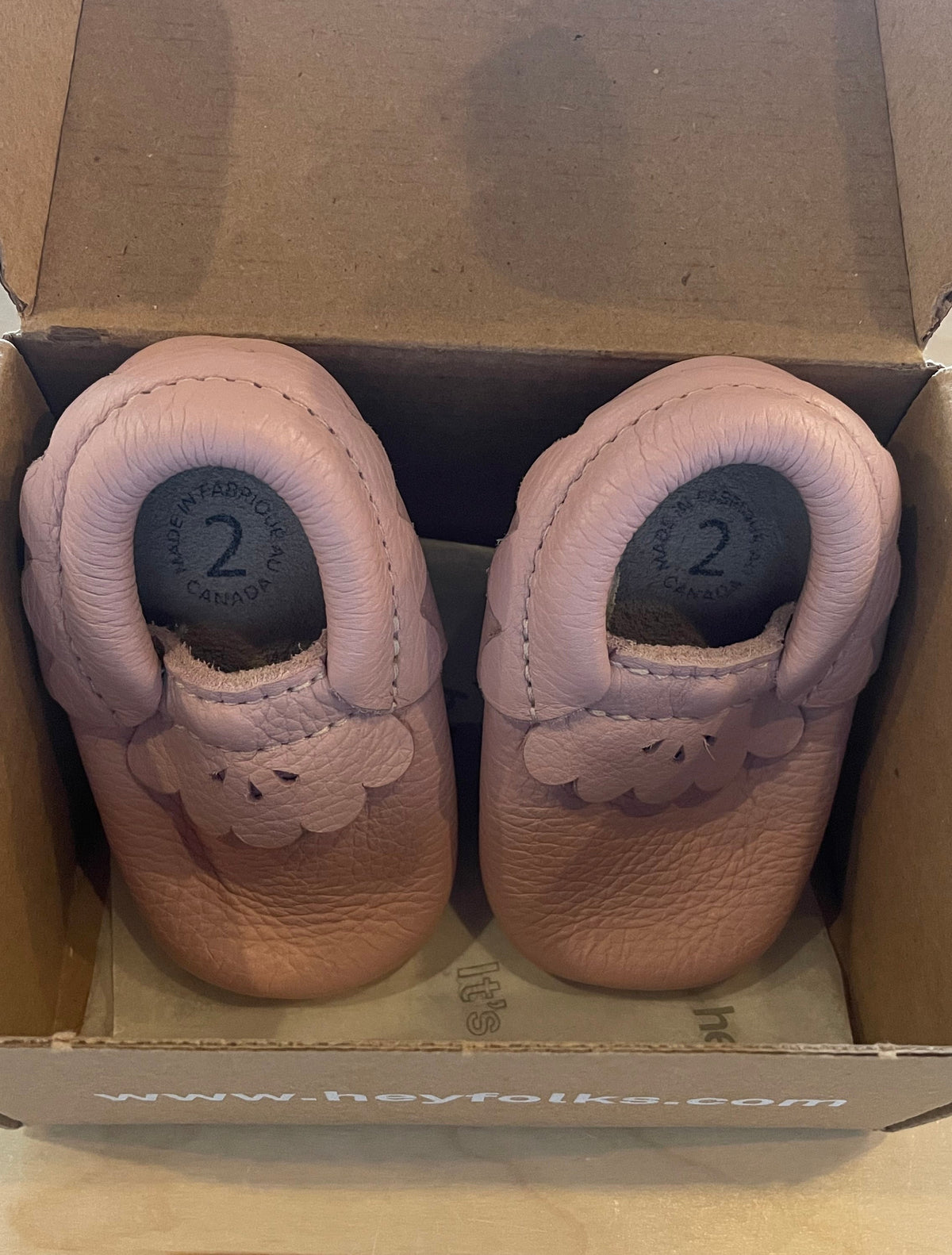 SJ - Consignment - Heyfolks Pink Soft Soles - 2