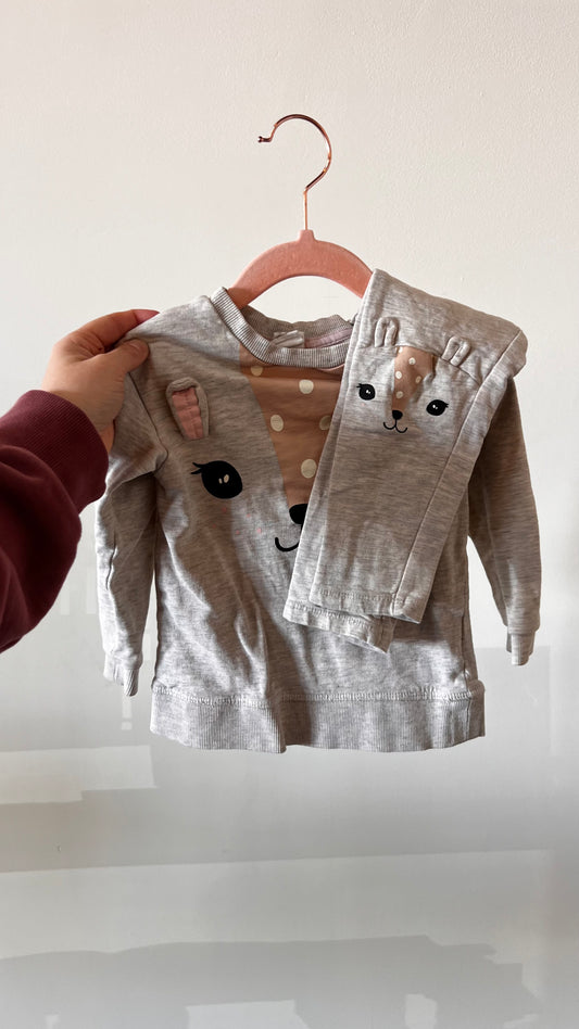 MR - Consignment - H&M Animal Two Piece Set 2T