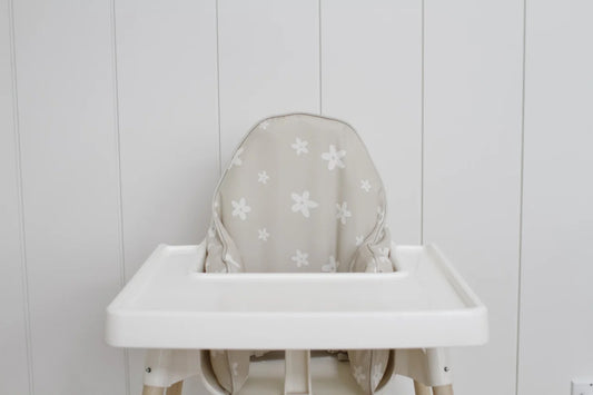 Hallington - Ikea Antilop Highchair Cushion Cover - Boho Daisy Floral