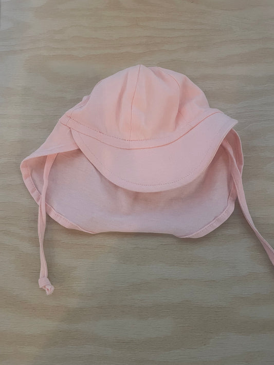 CC-Consignment-Jan & Jul Pink Sun Hat - 0-3M