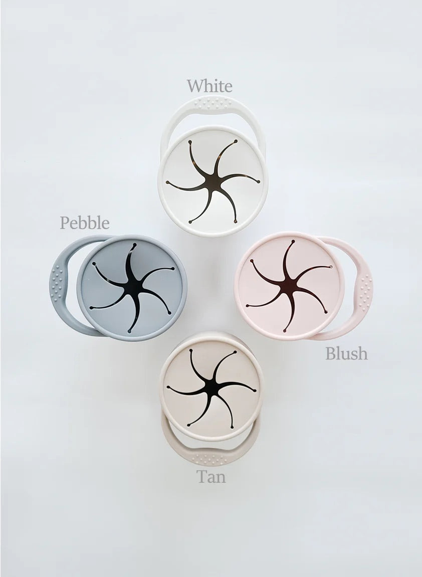 Hallington - Collapsible Silicone Snack Cup - Pebble