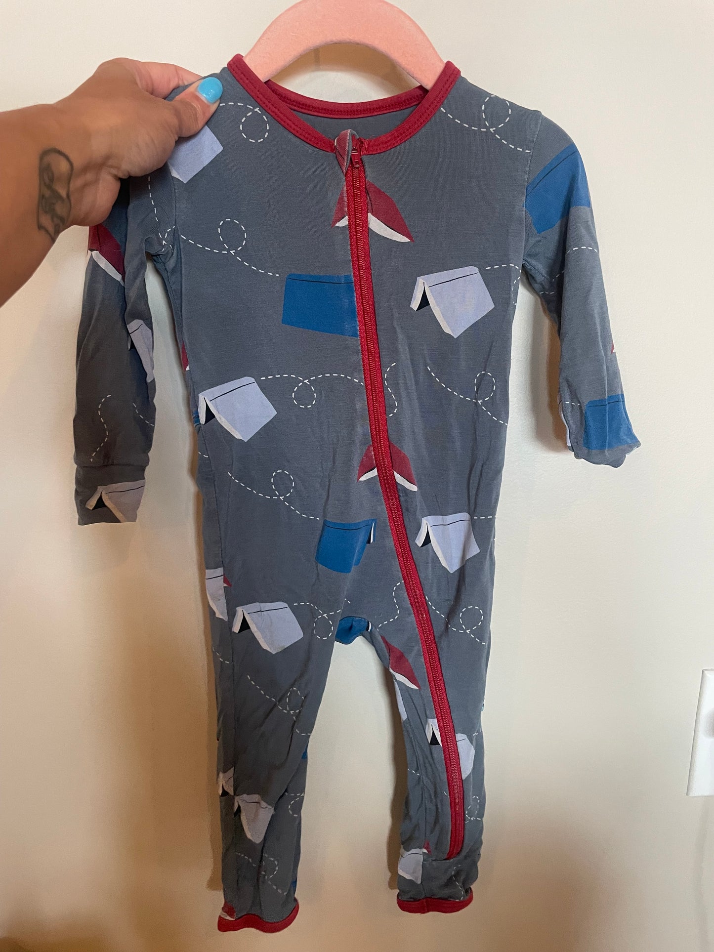 JE - Consignment - KicKee Pants Flying Books Sleeper - 12-18M