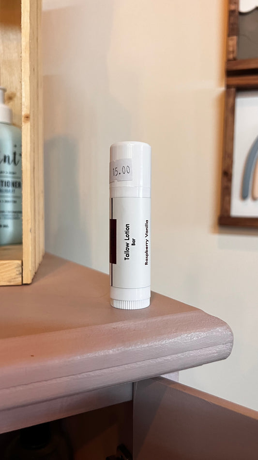 Miss Bliss Bath & Body - Mini Tallow Lotion - Raspberry Vanilla