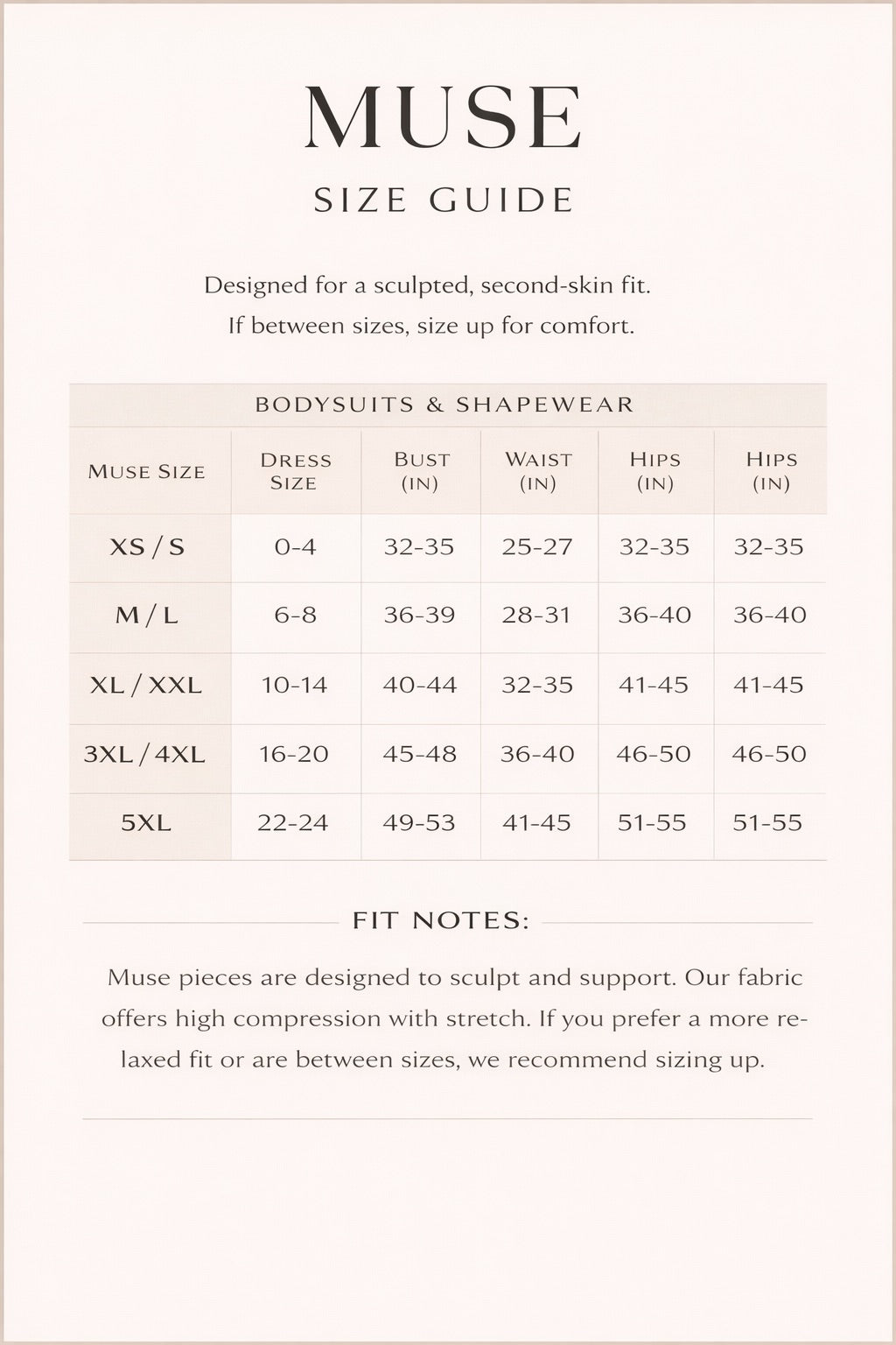 Muse Shapewear - Form Bodysuit - Blush Privé