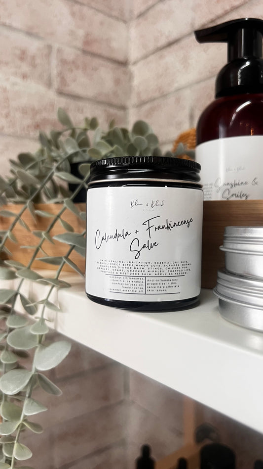 Bloom & Blend - Calendula & Frankincense Salve - 4oz Jar