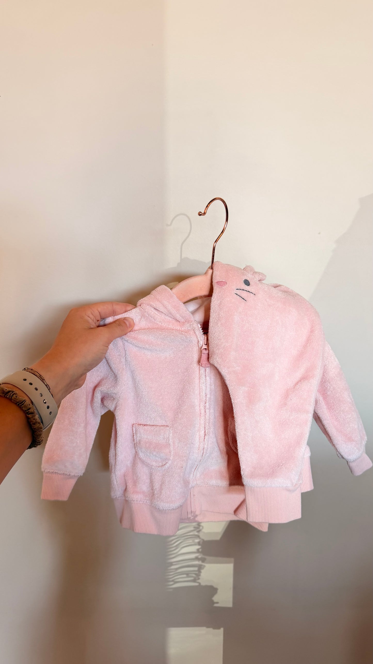 GR - Consignment - Carters - Pink Terry Cloth Two Piece Set 6M