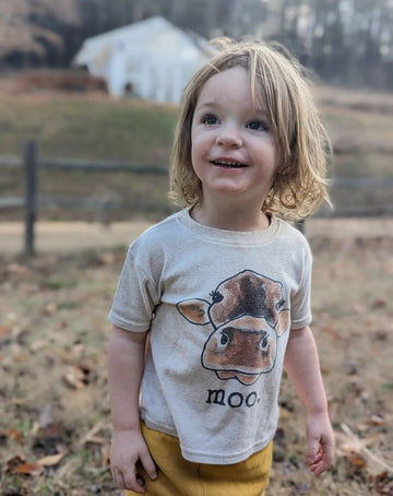 Barefoot Baby - Moo Shirt