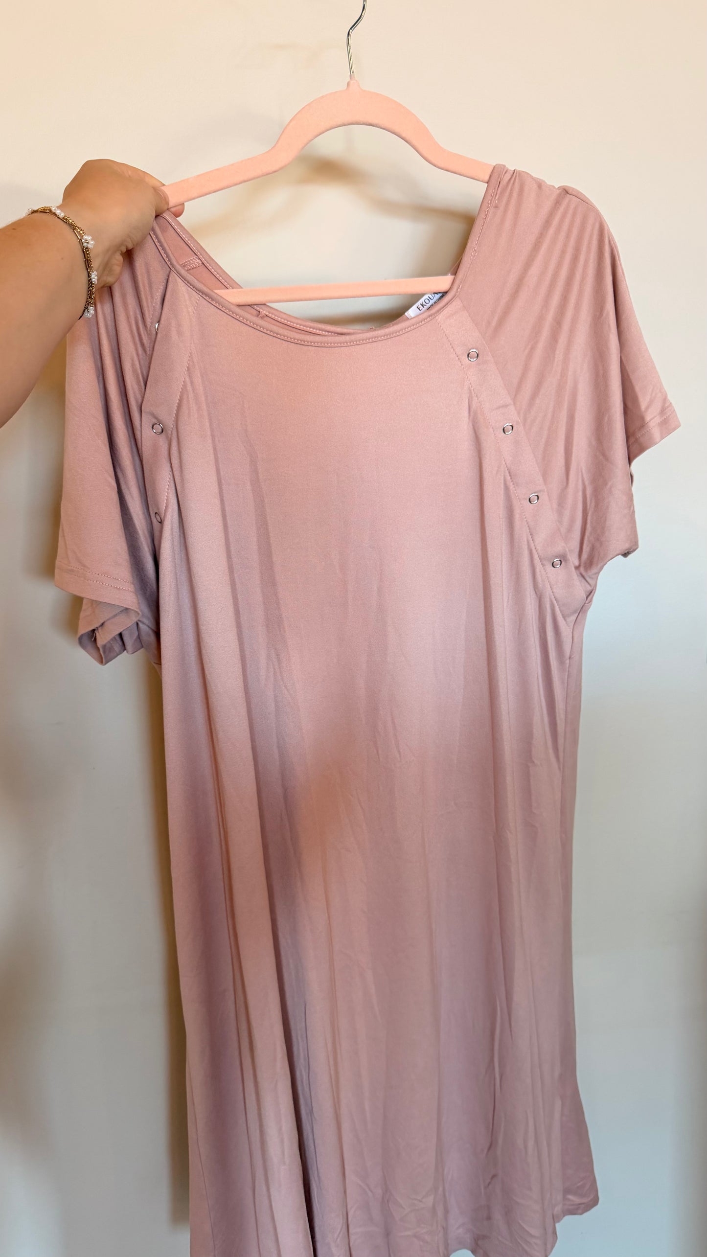 MM Consignment - Ekouver Dusty Pink Womens Nightgown XL