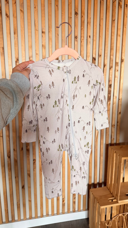 MM - Consignment - Little Luba - Tree Bamboo Sleeper - 3-6M