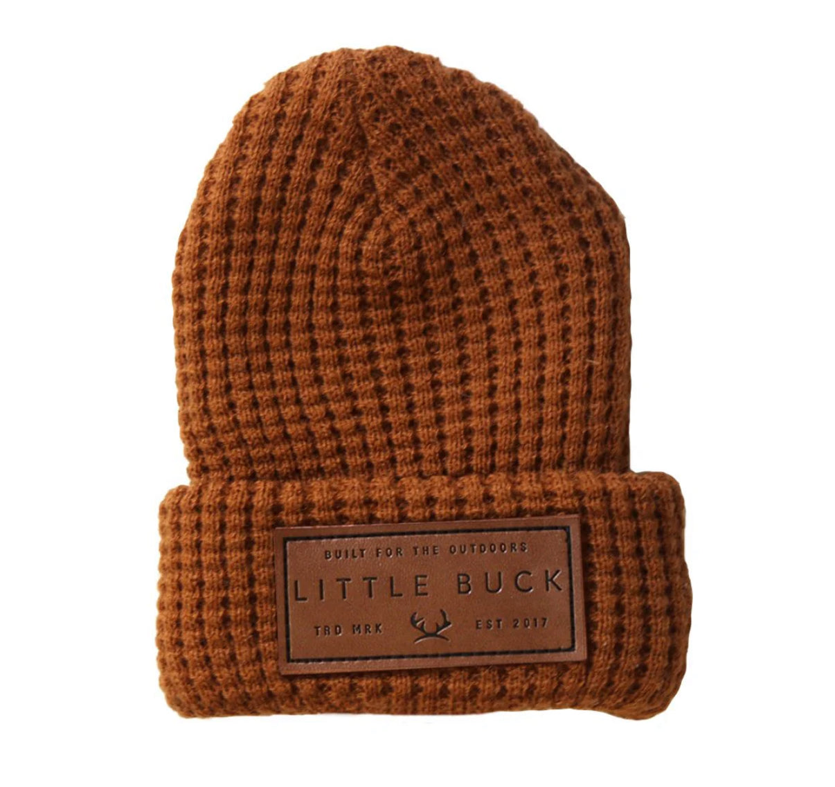Little Buck - Waffle Cabin Beanie - Rust