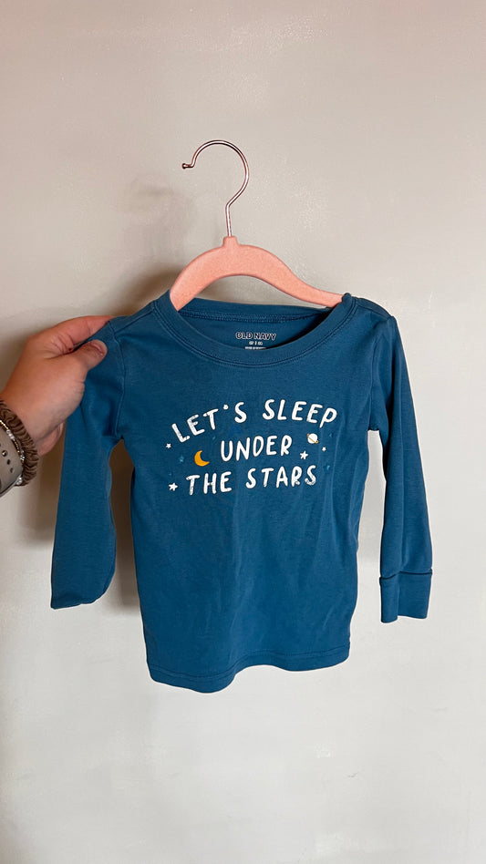 MY - Consignment - Old Navy Under the Stars PJ Shirt 2T
