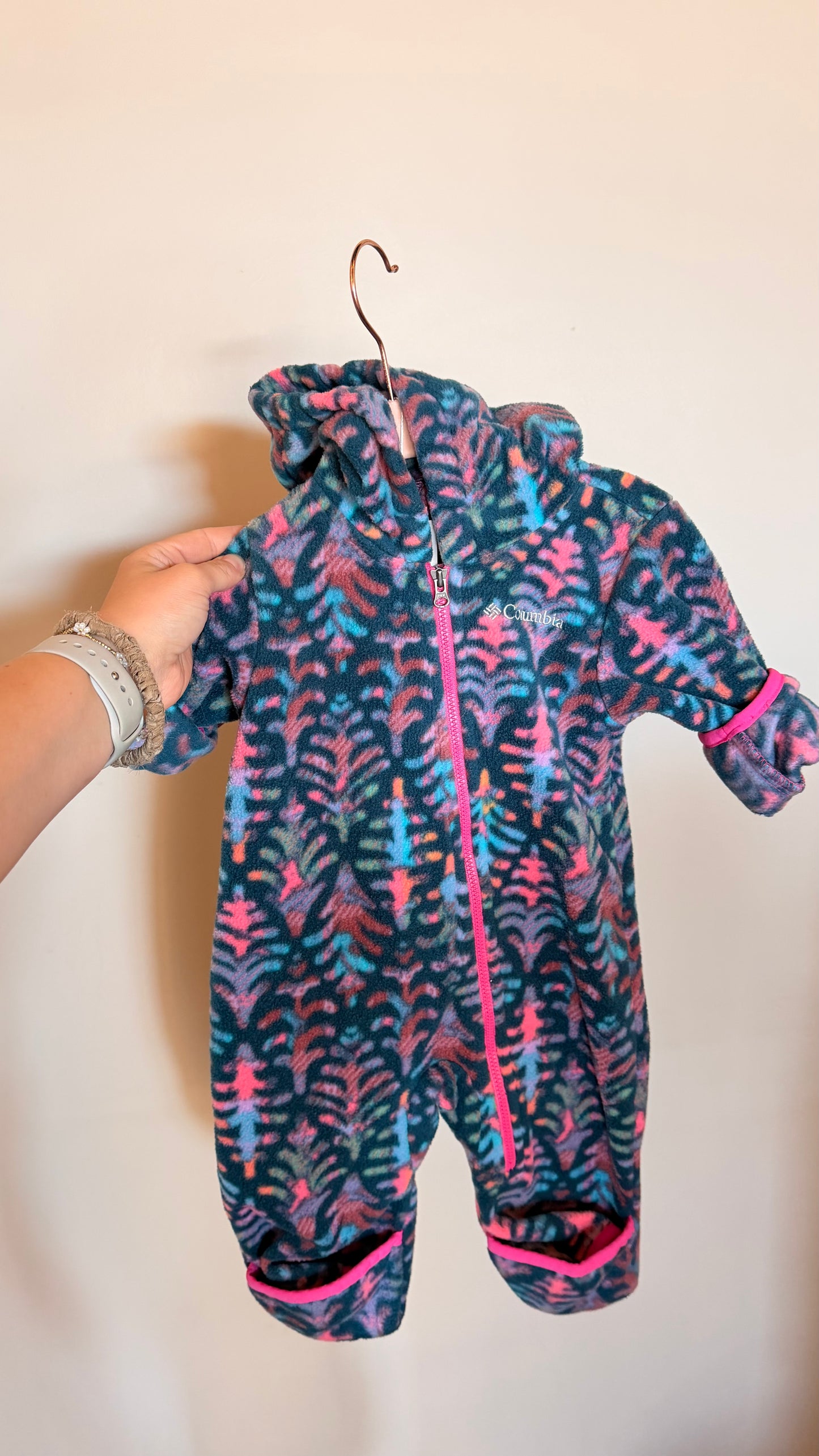 SM Consignment - Colourful Bunting Suit 3-6M