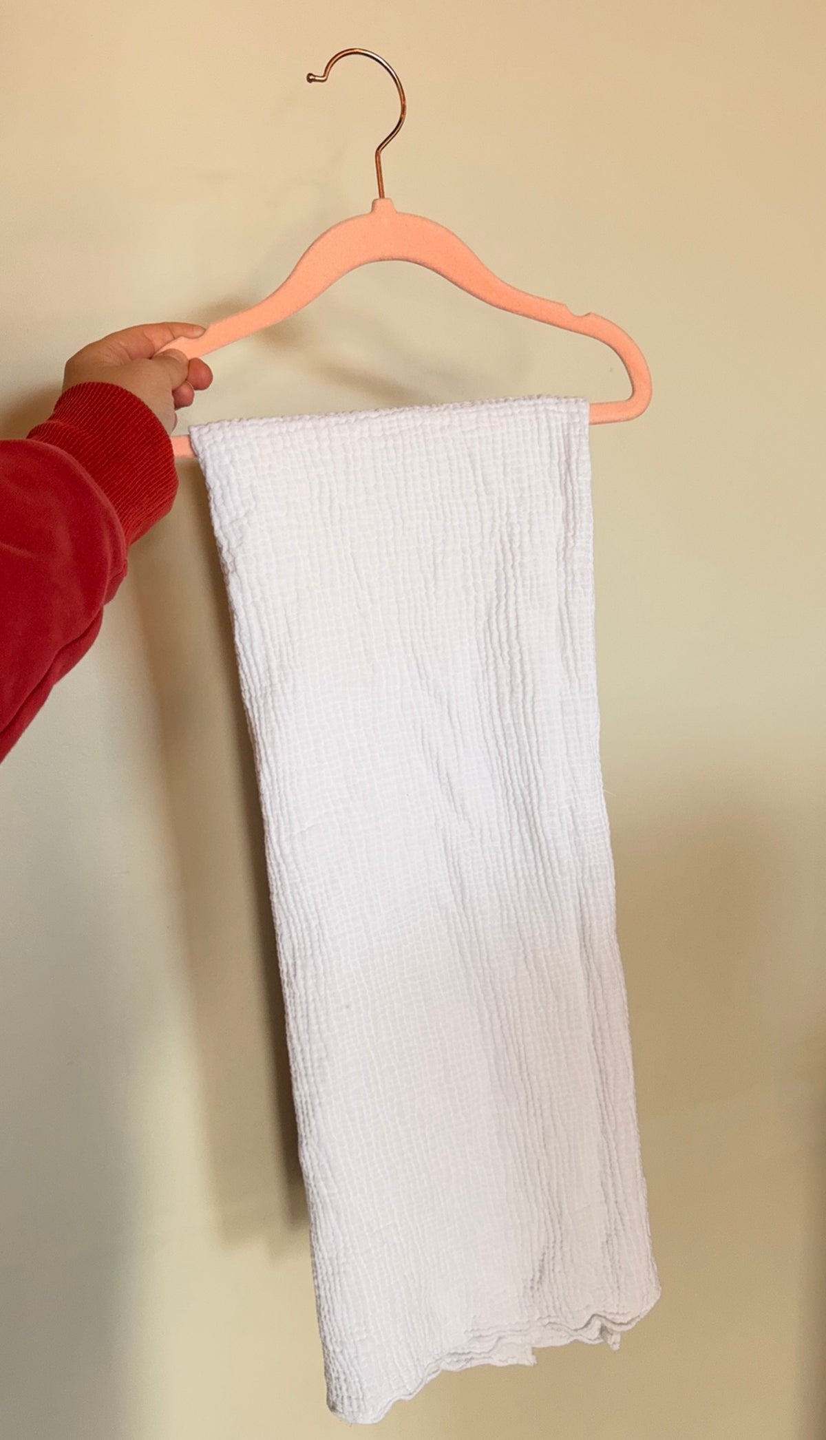 CC Consignment - White Muslin Receiving Blanket