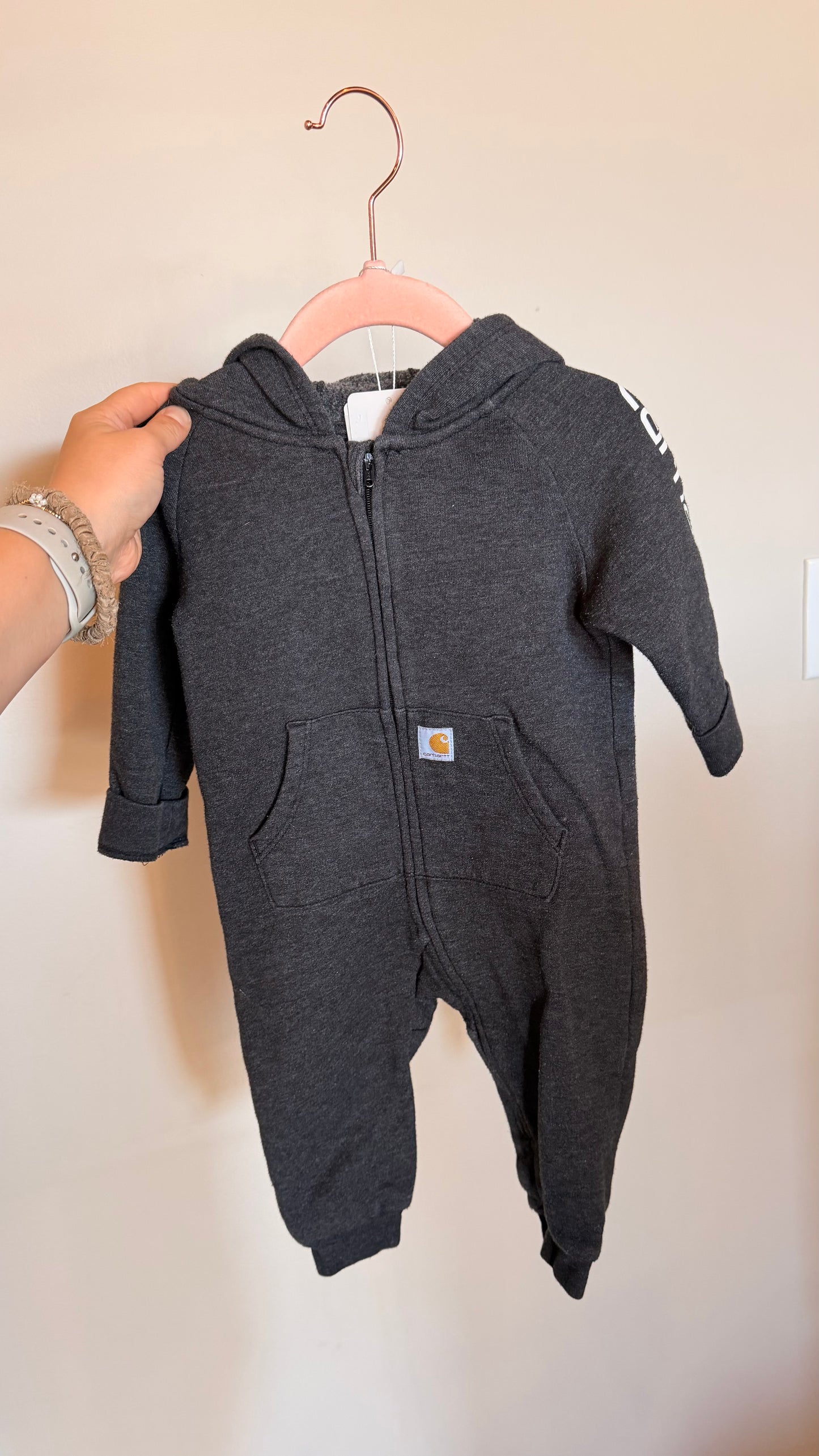 CM - Consignment - Carhartt - Grey Zip Jumper - 6M