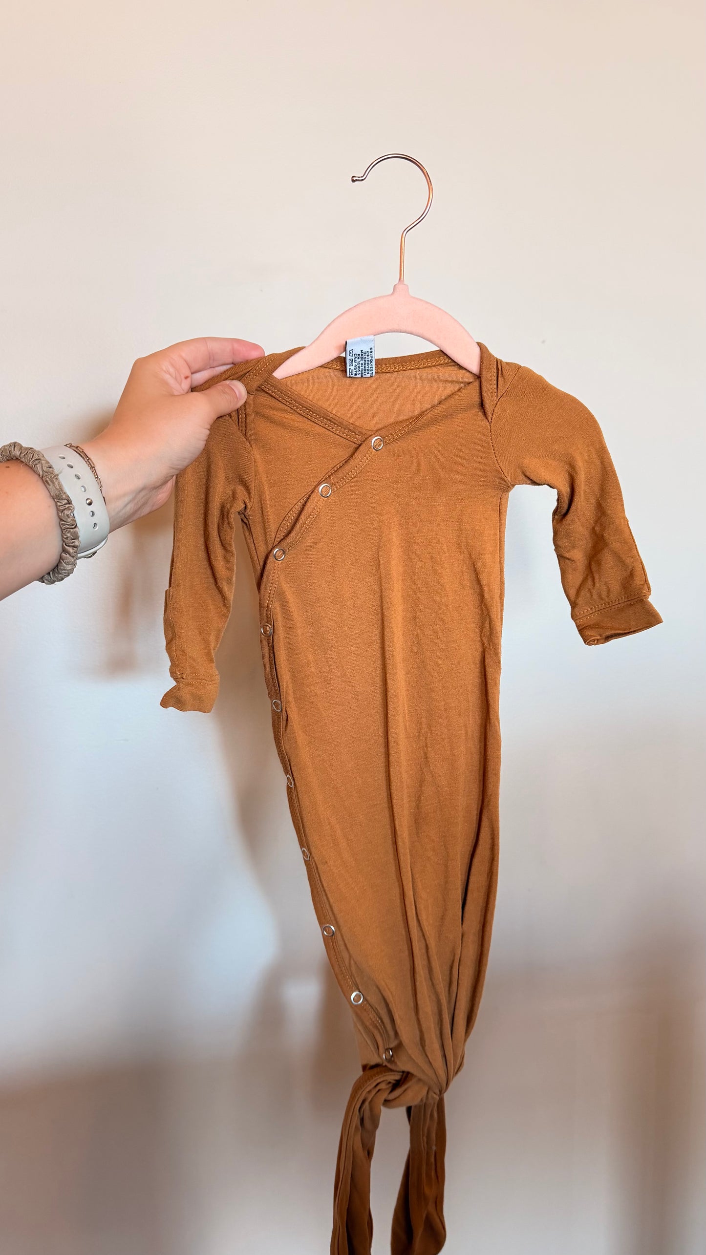 AL - Consignment - Copper Pearl - Mustard Knot Gown - NB