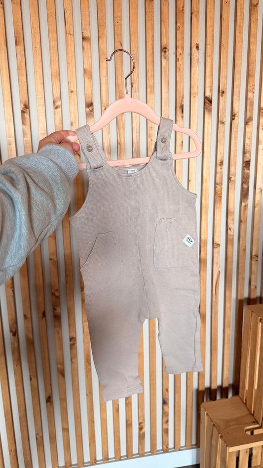 MM - Consignment - H&M Beige Overalls 9-12M