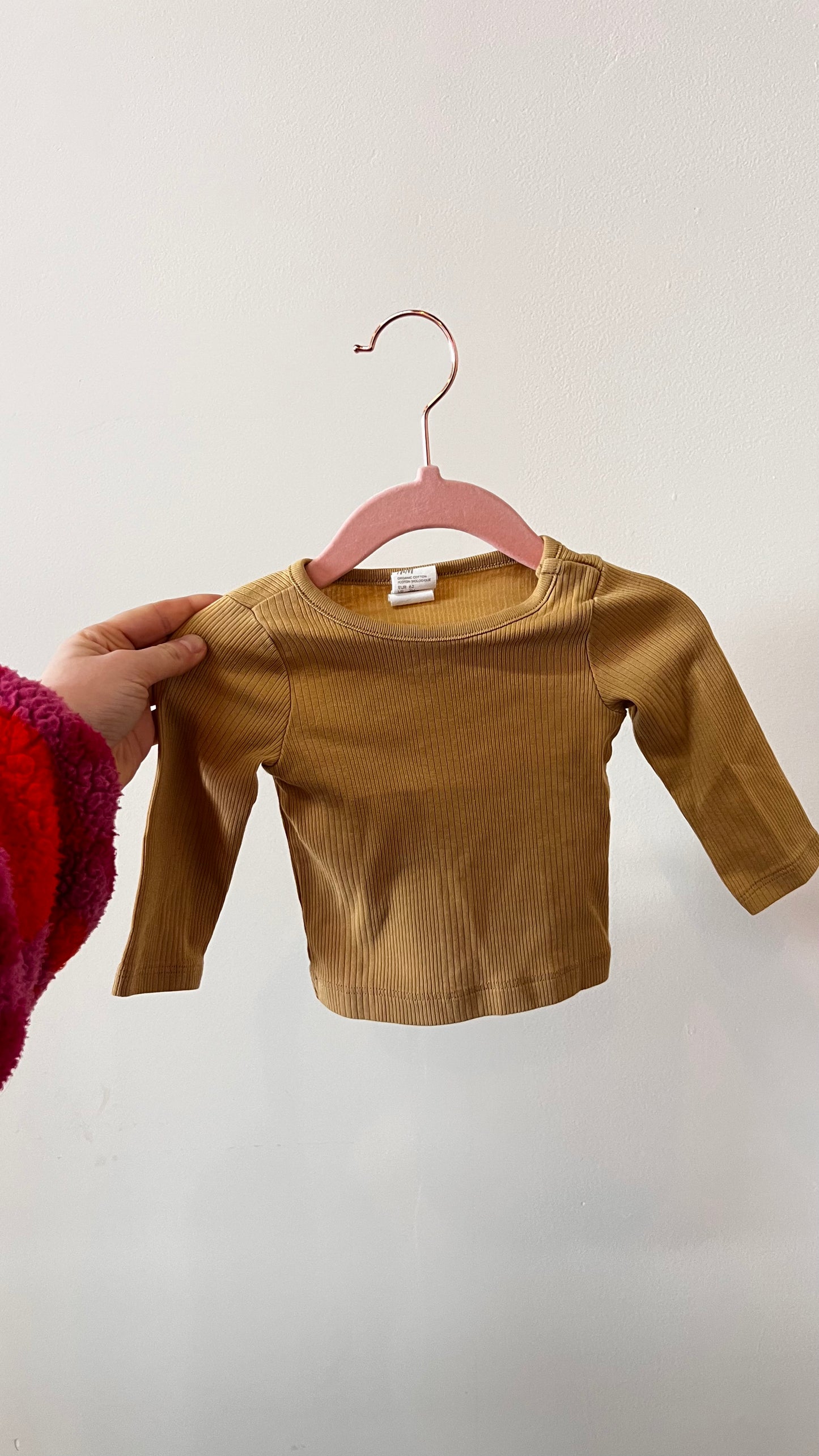 KD - Consignment - H&M Mustard Ribbed Long Sleeve 3M