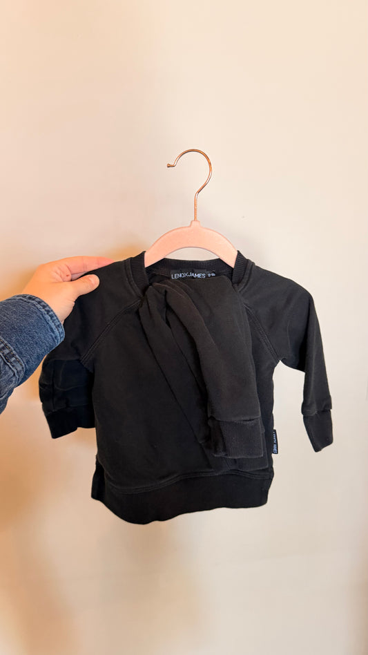 KD Consignment - Lenox James Black Jogger Set 12-18M