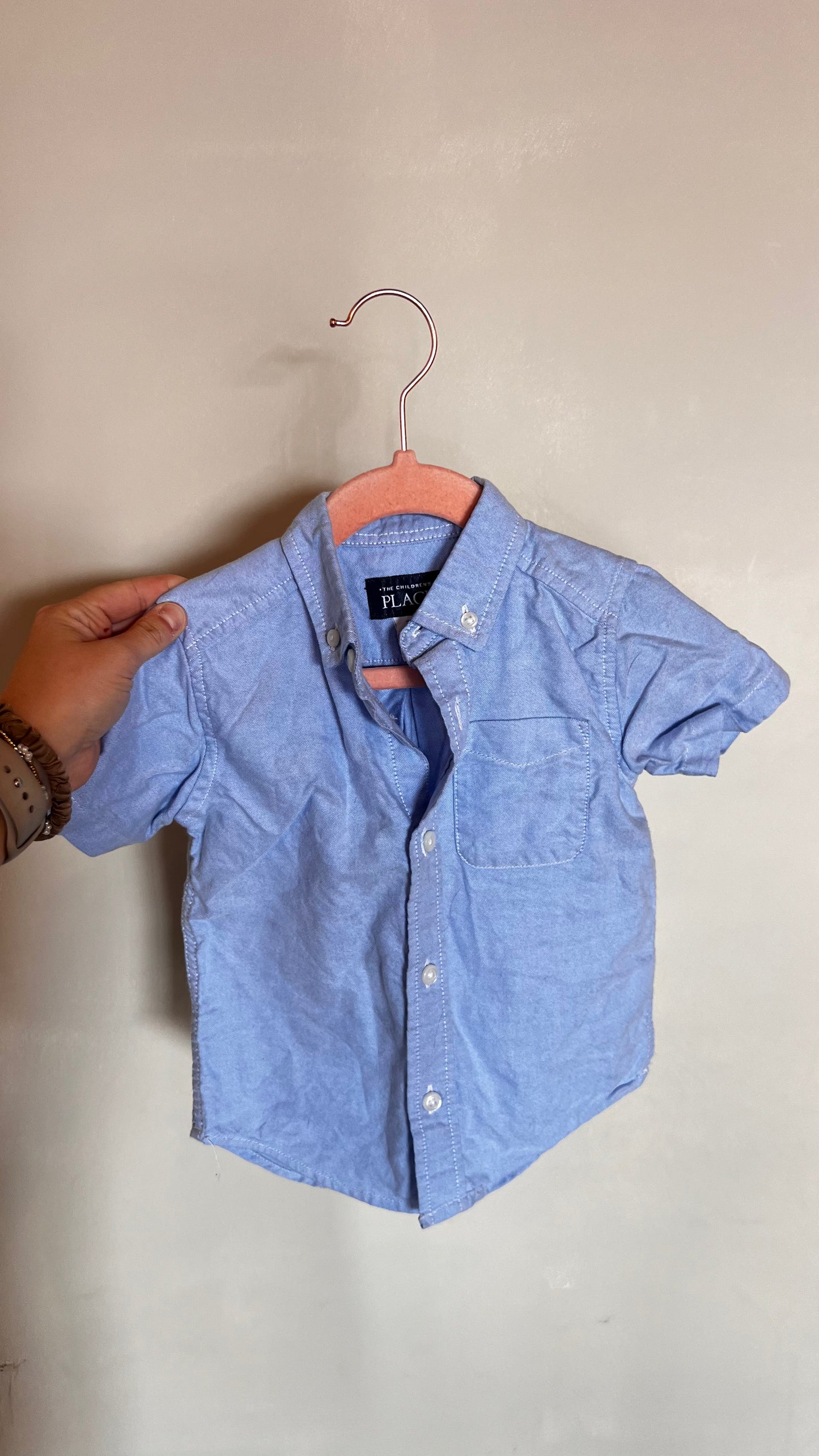 MY - Consignment - Children’s Place Blue Button Up Shirt 2T
