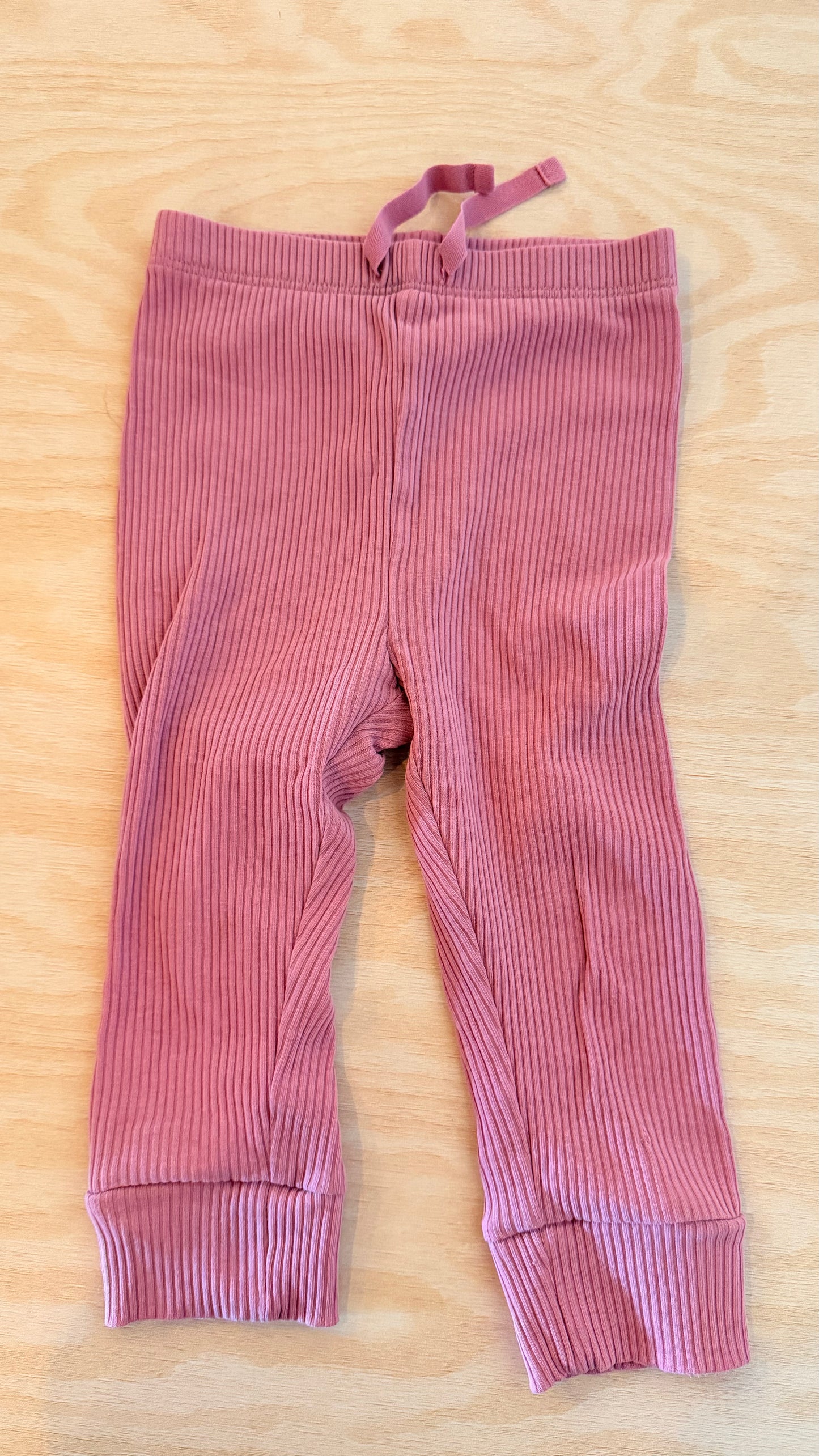 CD - Consignment - Baby Gap Pink Ribbed Pants 12-18M
