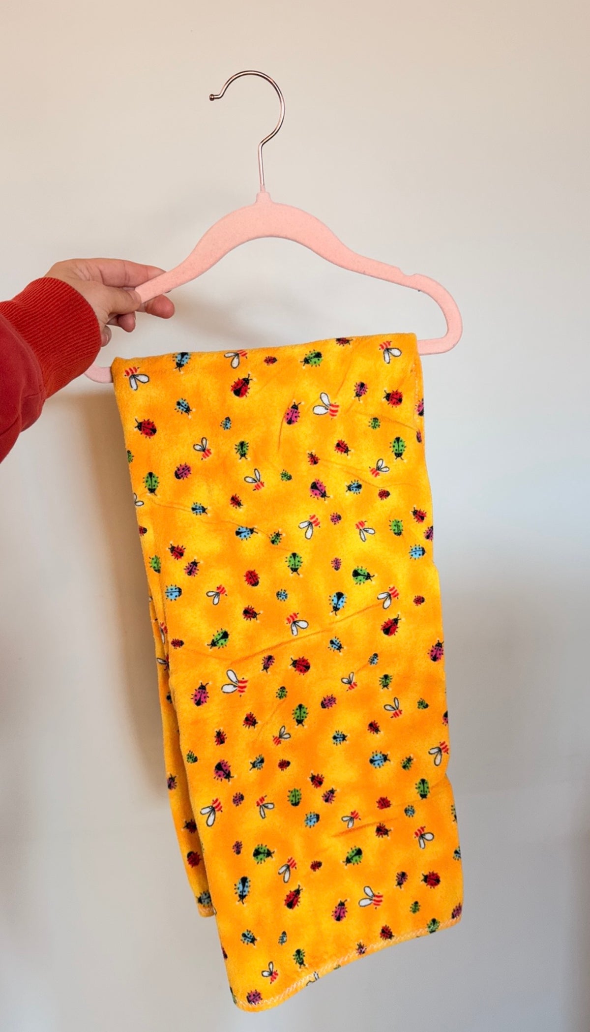 CC Consignment - Yellow Ladybug/Bee Receiving Blanket