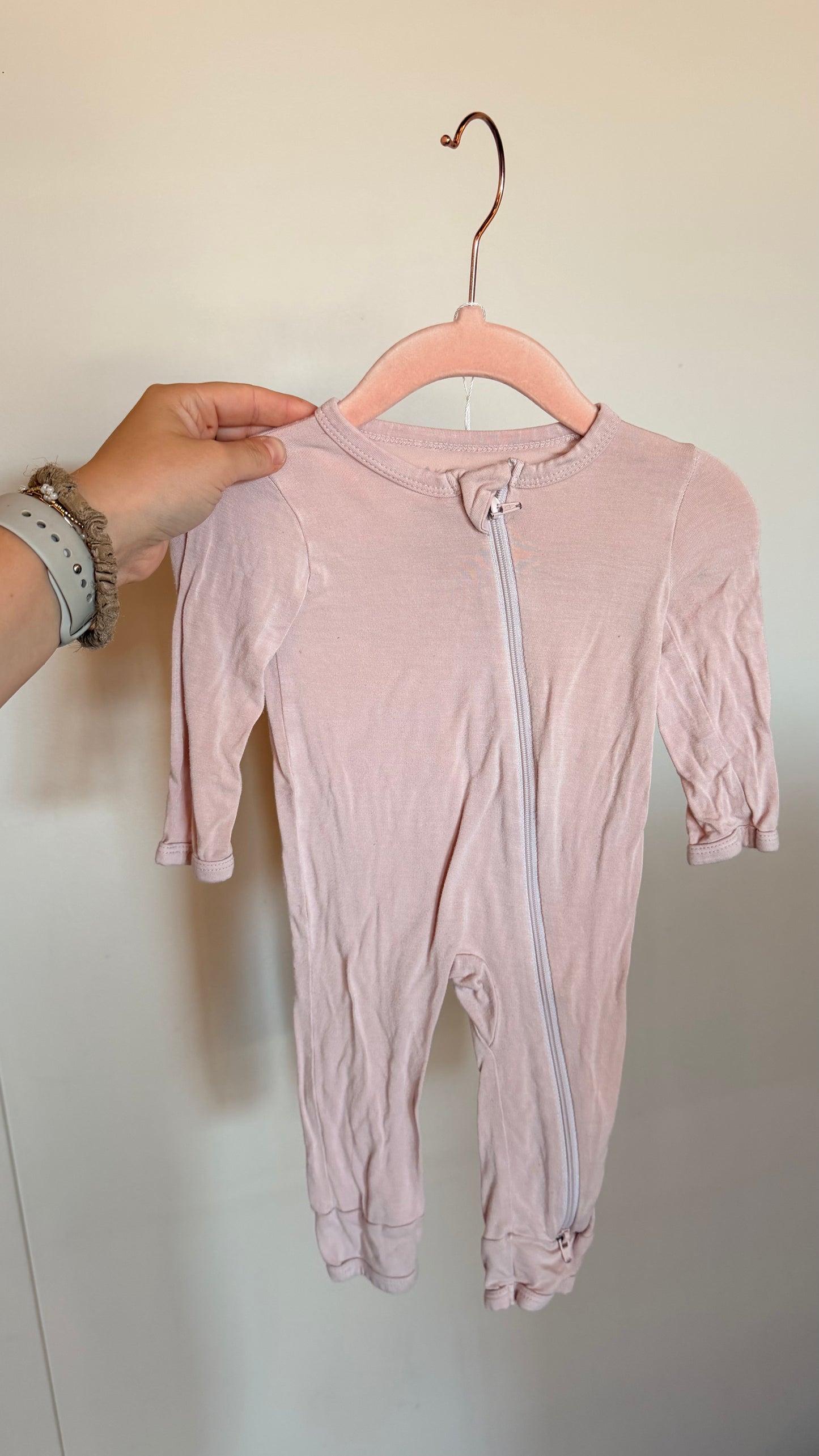 CM Consignment - Kyte Baby Pink Bamboo Sleeper 3-6M