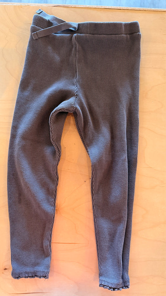 RJ - Consignment - Zara Charcoal Waffle Girl Pants - 3Y