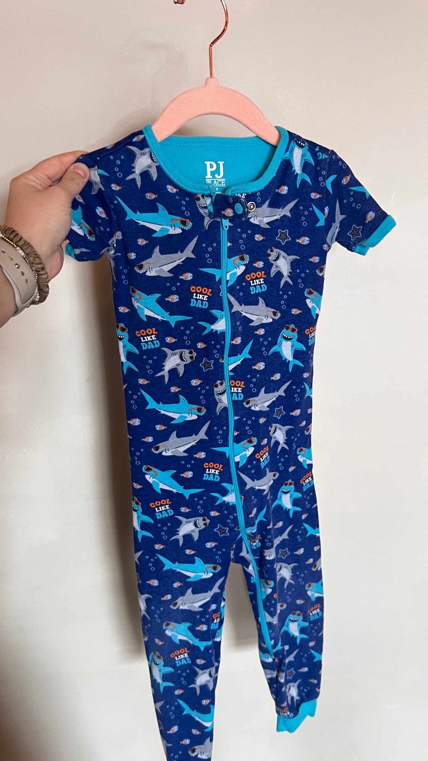 MY - Consignment - Childrens Place Ocean Romper 2T