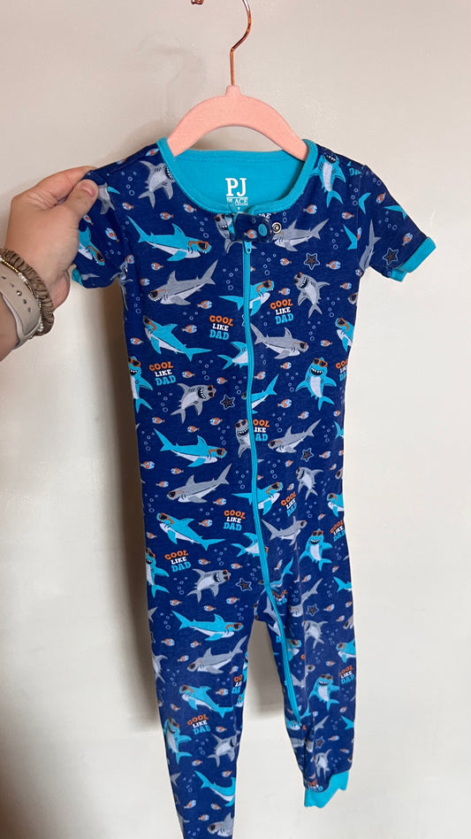 MY - Consignment - Childrens Place Ocean Romper 2T