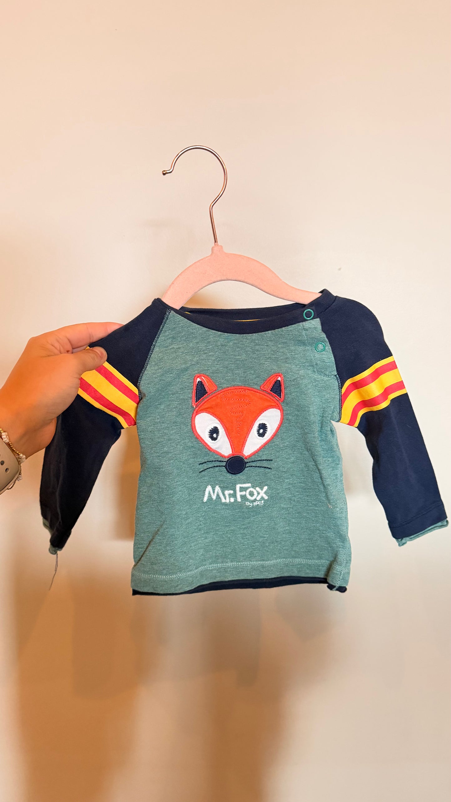 LK Consignment - Noppies Mr Fox Crew 6M