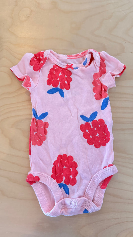CC - Consignment - Carters Pink Berry Bodysuit - Newborn