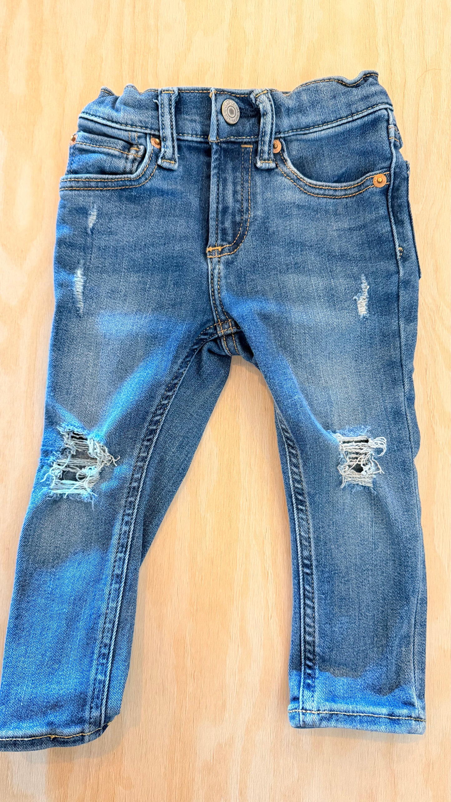 CM - Consignment - Baby Gap Skinny Distressed Denim 2Y