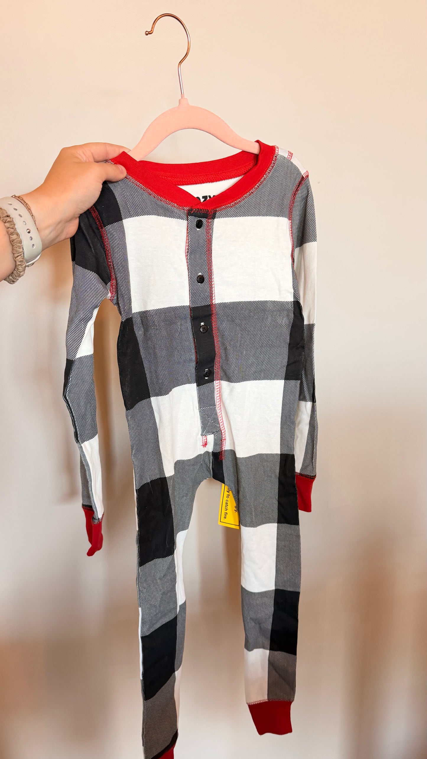 AL - Consignment - NWT Lazy One - Plaid Long Johns - Nature Calls 3T
