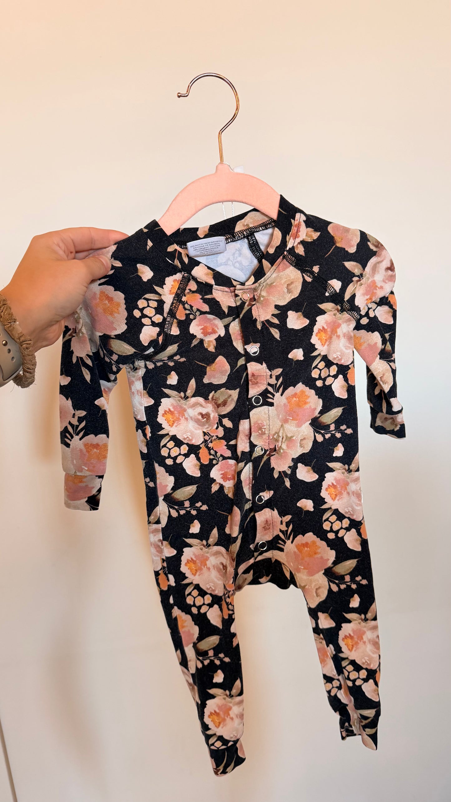 CM Consignment - Jax & Lennon Floral Sleeper - 0-6M