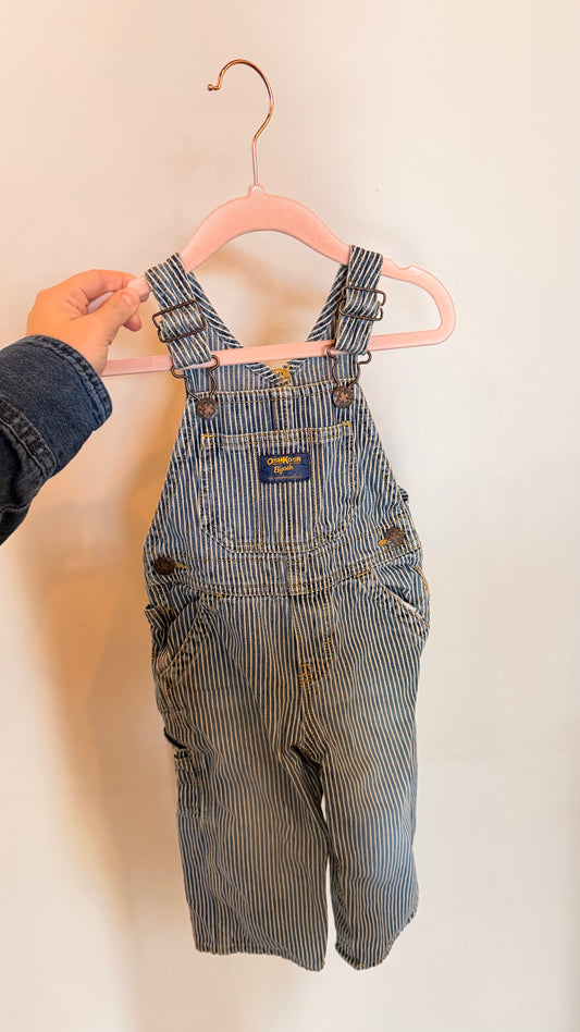 KD Consignment - Oshkosh Pinstripe Overalls 18M