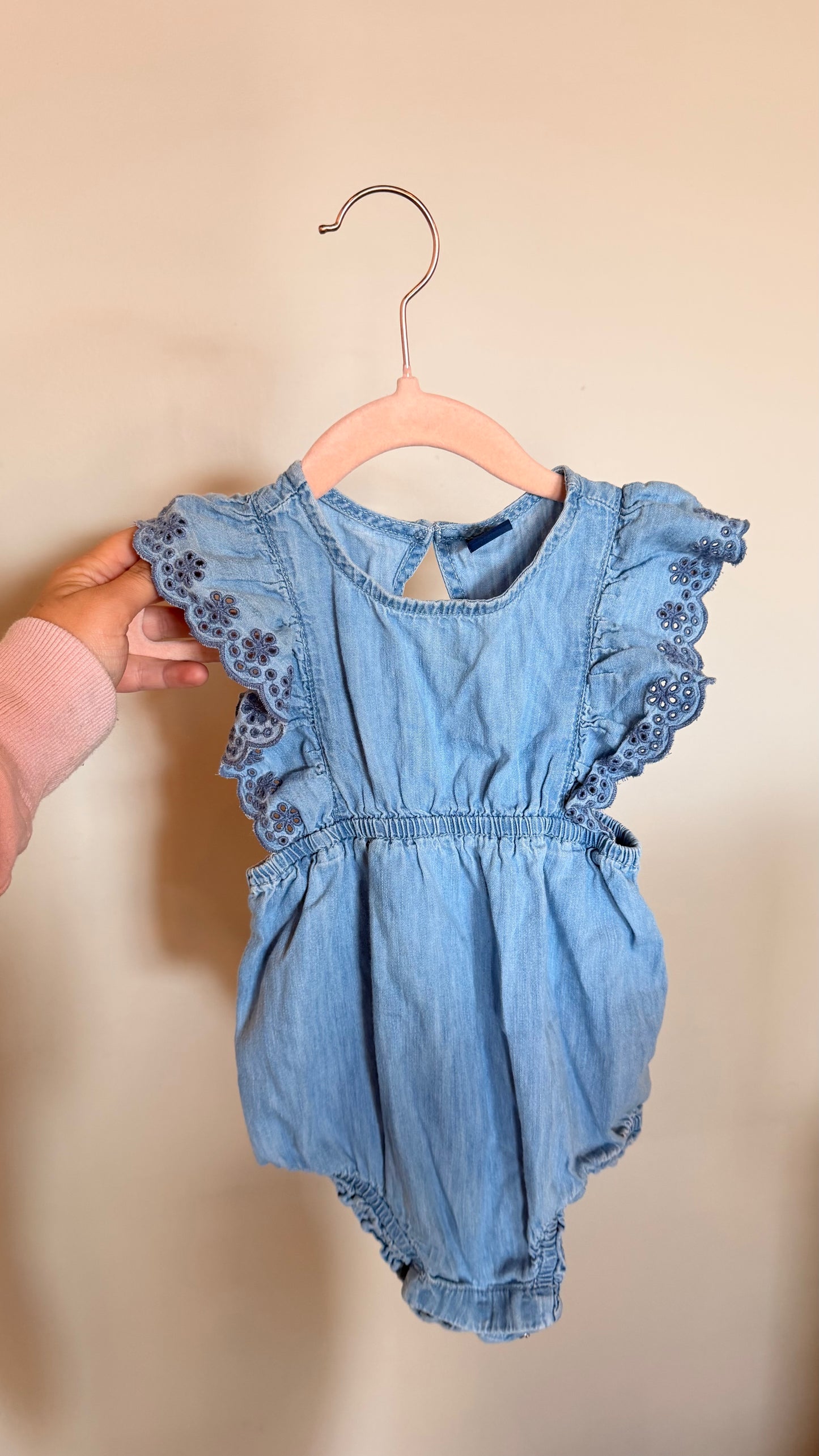 CD - Consignment - Baby Gap Denim Romper 18-24M