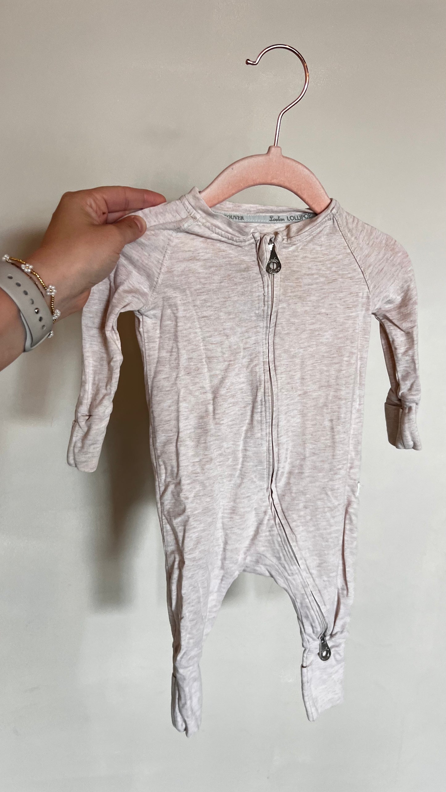 KRH - Consignment - Lulu Lollipop Pink Sleeper 0-3M