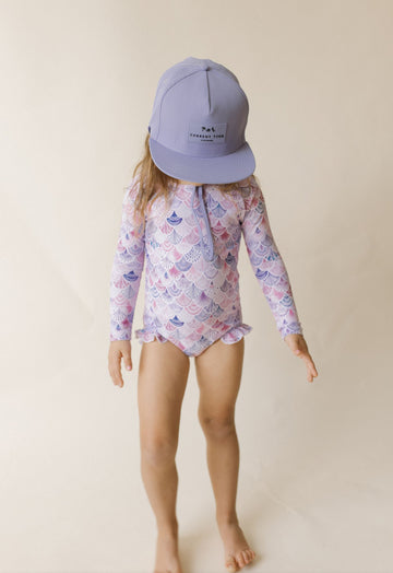Current Tyed - Classic Waterproof Snapback Hat - Purple